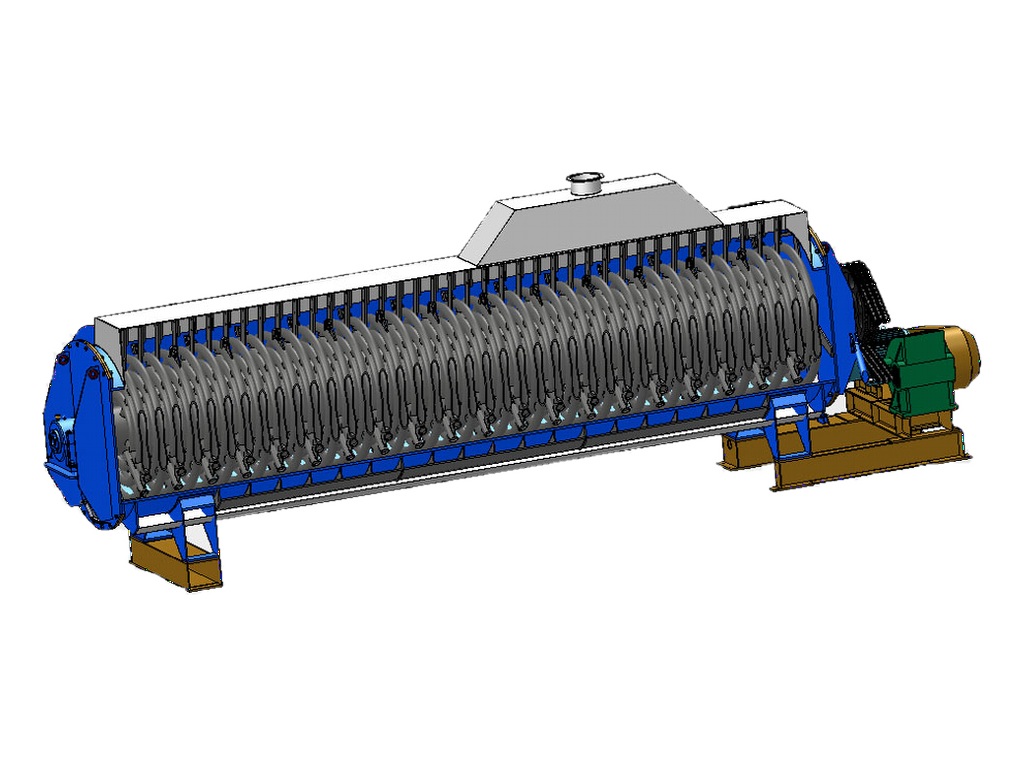 Coil Type Dryer for Insect Protein